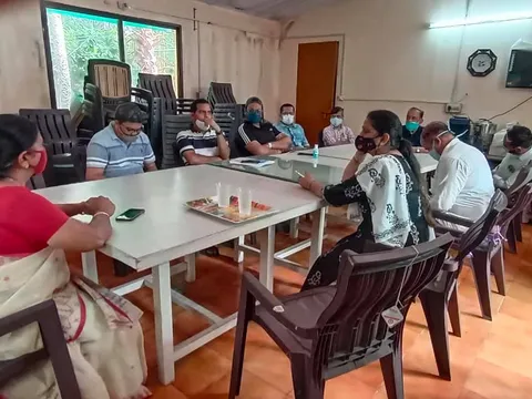 सिद्धार्थ एक्सटेंशन पॉकेट C में पार्षद का निरीक्षण दौरा — 2