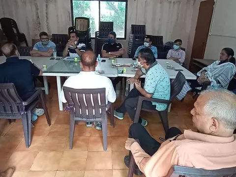 सिद्धार्थ एक्सटेंशन पॉकेट C में पार्षद का निरीक्षण दौरा — 5