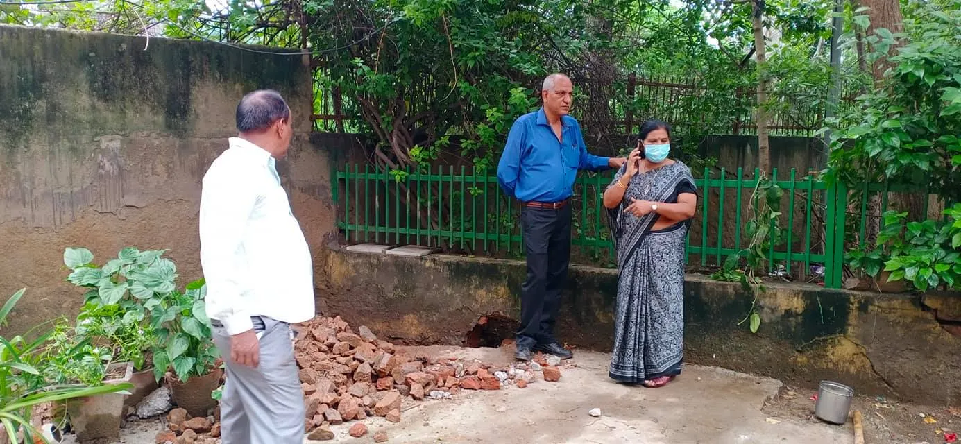 पॉकेट C, पार्क नंबर 07 में जलभराव की समस्या का समाधान — तस्वीर 1 में से 9