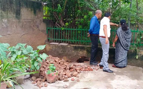 पॉकेट C, पार्क नंबर 07 में जलभराव की समस्या का समाधान