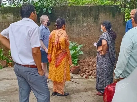 पॉकेट C, पार्क नंबर 07 में जलभराव की समस्या का समाधान — 3