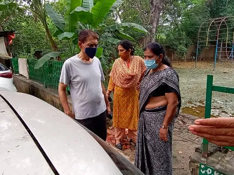 पॉकेट C, पार्क नंबर 07 में जलभराव की समस्या का समाधान — 4