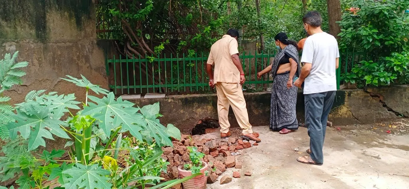 पॉकेट C, पार्क नंबर 07 में जलभराव की समस्या का समाधान — तस्वीर 6 में से 9