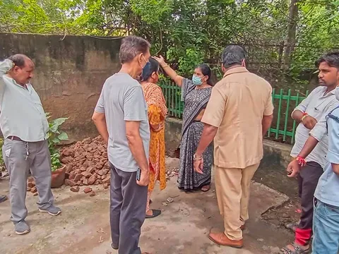 पॉकेट C, पार्क नंबर 07 में जलभराव की समस्या का समाधान — 8