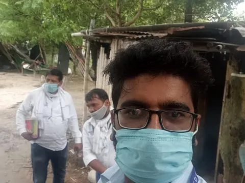 मूलचंद बस्ती और बेला गांव राजघाट में एंटी मलेरिया फॉगिंग — 2