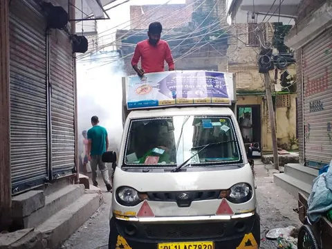 सराय काले खां, रेलवे लाइन रोड और नगलि रजापुर में एंटी मलेरिया फॉगिंग — 2