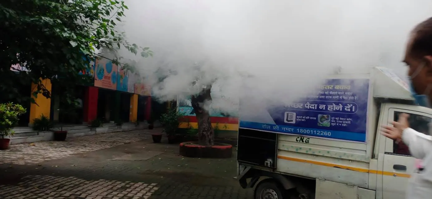 सराय काले खां, रेलवे लाइन रोड और नगलि रजापुर में एंटी मलेरिया फॉगिंग — तस्वीर 4 में से 12