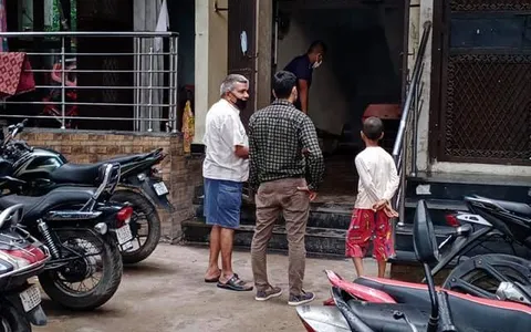 भगवान नगर चौक की मार्किट व जीवन नगर में एंटी मलेरिया फॉगिंग