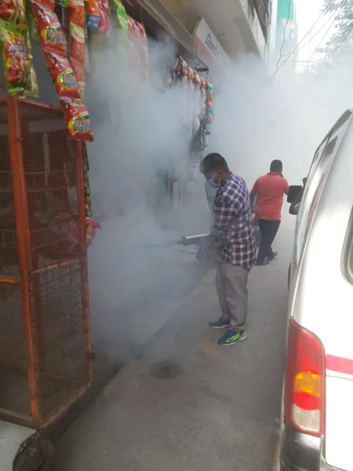 सनलाइट कॉलोनी–1 व वाल्मिकी कॉलोनी में एंटी मलेरिया फॉगिंग — तस्वीर 6 में से 18