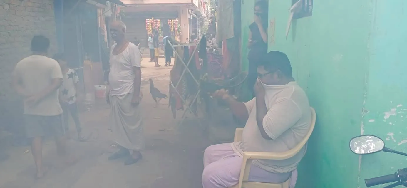 सनलाइट कॉलोनी–1 व वाल्मिकी कॉलोनी में एंटी मलेरिया फॉगिंग — तस्वीर 15 में से 18
