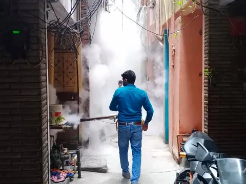 सनलाइट कॉलोनी–1 व वाल्मिकी कॉलोनी में एंटी मलेरिया फॉगिंग — 17