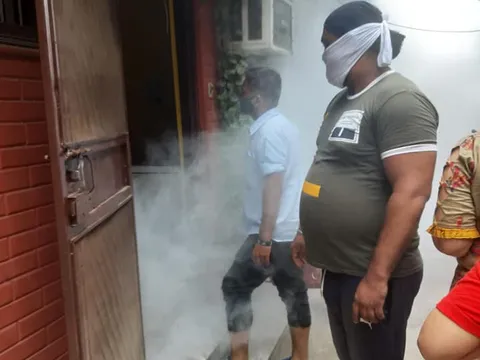 शालीमार पंजाबी कॉलोनी में एंटी मलेरिया फॉगिंग — 2
