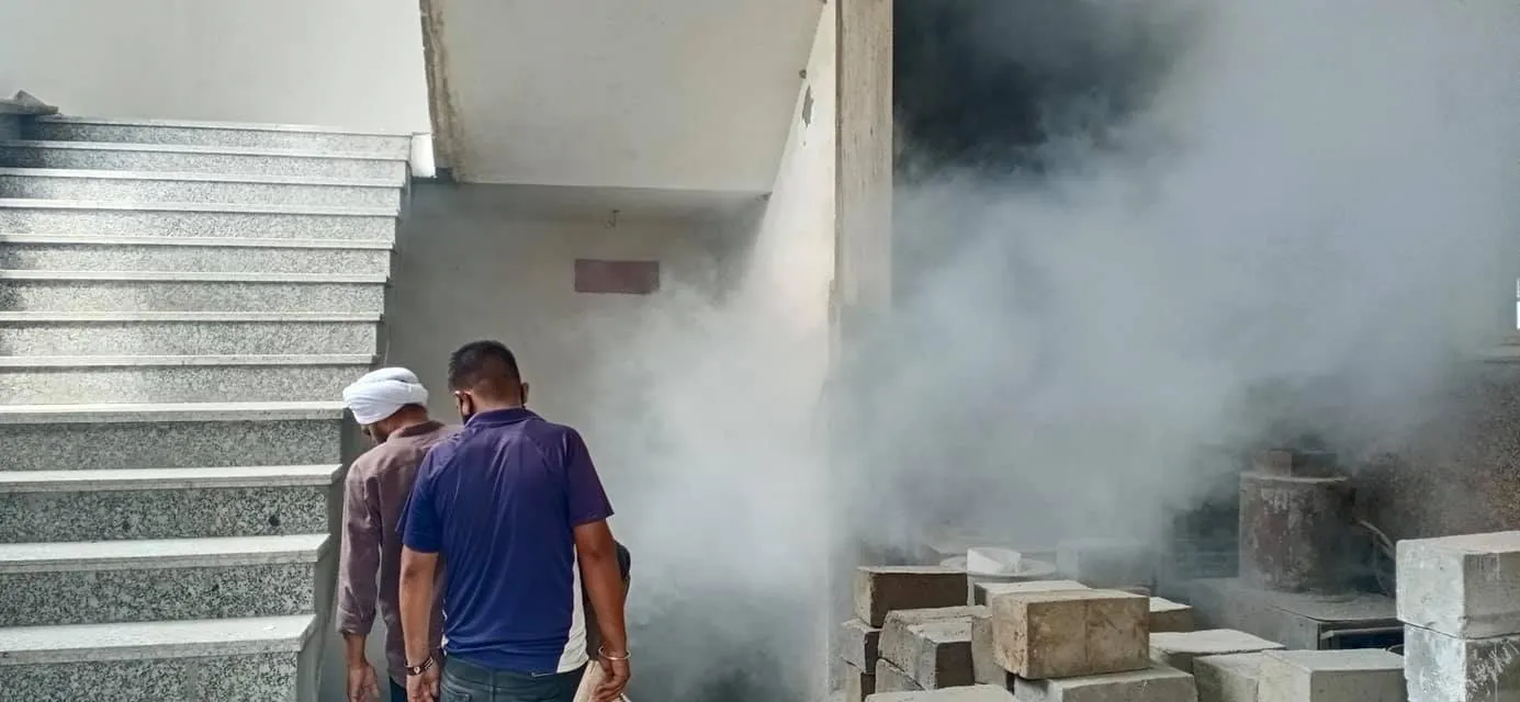 सनलाईट कॉलोनी – 1 के बाला साहेब गुरुद्वारा क्षेत्र में एंटी मलेरिया फॉगिंग — तस्वीर 6 में से 17