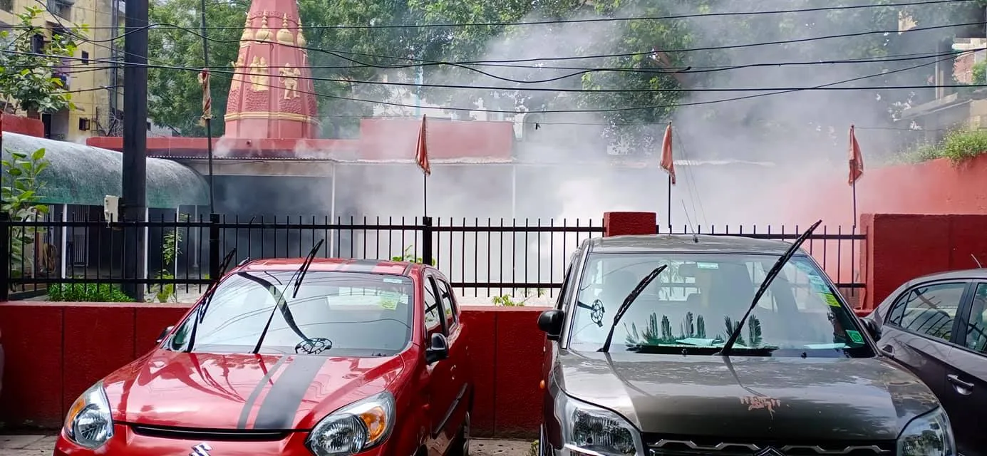 सनलाईट कॉलोनी – 1 के बाला साहेब गुरुद्वारा क्षेत्र में एंटी मलेरिया फॉगिंग — तस्वीर 10 में से 17