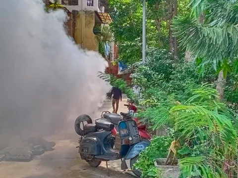 सनलाईट कॉलोनी – 1 के बाला साहेब गुरुद्वारा क्षेत्र में एंटी मलेरिया फॉगिंग — 16