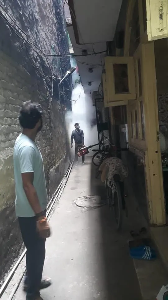 सराय काले खां चौपाल और हरिजन बस्ती में एंटी मलेरिया फॉगिंग — तस्वीर 5 में से 10