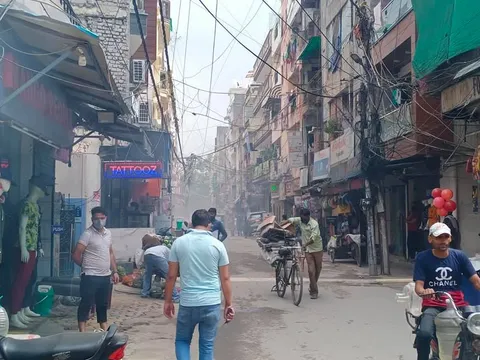 भगवान नगर व मनोकामना मंदिर क्षेत्र में एंटी मलेरिया फॉगिंग