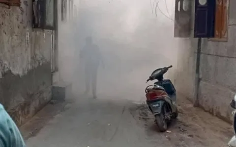 किलोकरी गांव व चौपालों में एंटी मलेरिया फॉगिंग