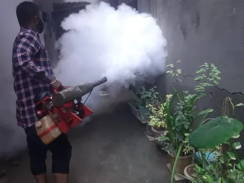किलोकरी गांव व चौपालों में एंटी मलेरिया फॉगिंग — 3
