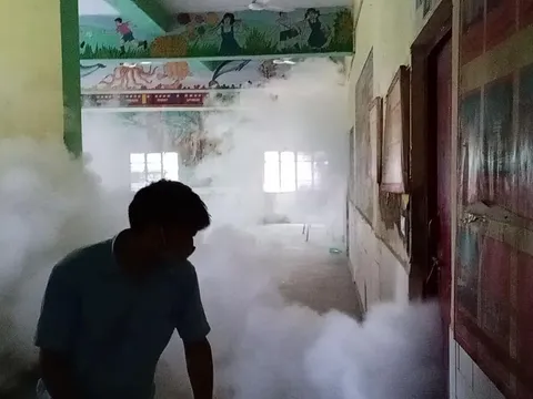 किलोकरी गांव व चौपालों में एंटी मलेरिया फॉगिंग — 5