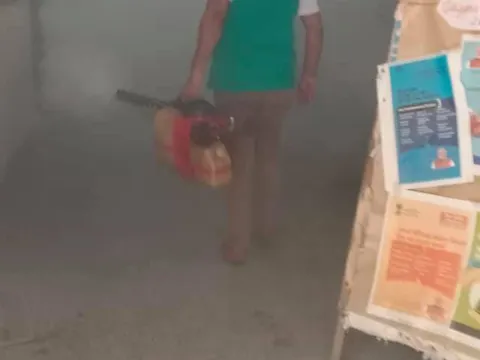 किलोकरी गांव व चौपालों में एंटी मलेरिया फॉगिंग — 7
