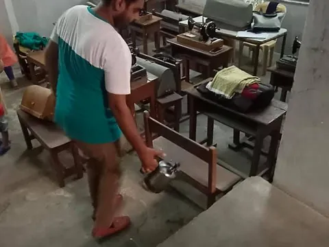 किलोकरी गांव व चौपालों में एंटी मलेरिया फॉगिंग — 8