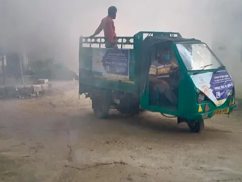 किलोकरी गांव वैष्णव मंदिर, दिल्ली विद्युत कॉलोनी व ITI कॉलोनी में एंटी मलेरिया फॉगिंग — 3