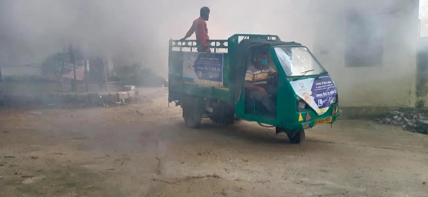 किलोकरी गांव वैष्णव मंदिर, दिल्ली विद्युत कॉलोनी व ITI कॉलोनी में एंटी मलेरिया फॉगिंग — तस्वीर 3 में से 17