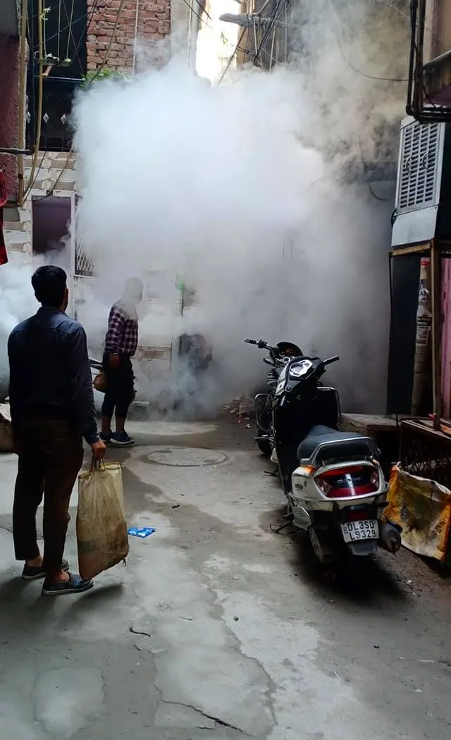 किलोकरी आटा चक्की, हिल क्वीन स्कूल व DTL कॉलोनी में एंटी मलेरिया फॉगिंग — तस्वीर 12 में से 14