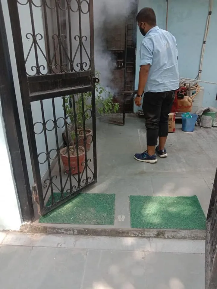 RWA पॉकेट B, सिद्धार्थ एक्सटेंशन द्वारा फॉगिंग के लिए पार्षद का धन्यवाद — तस्वीर 1 में से 10