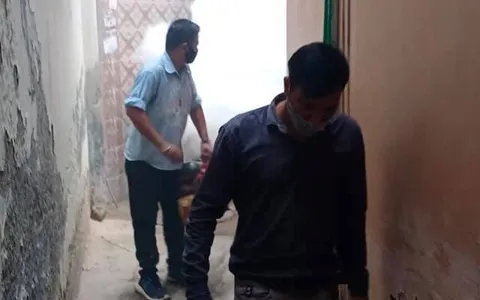 शालीमार पंजाबी कॉलोनी में एंटी मलेरिया फॉगिंग