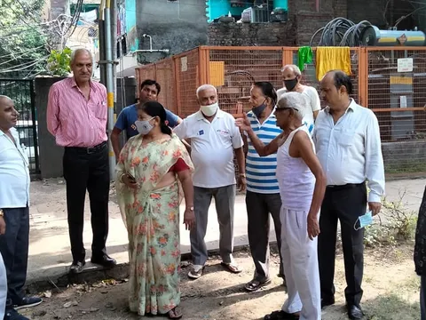 सनलाइट कॉलोनी नं 2 के गोवर्धन पार्क व कोली कैम्प में दौरा — 2