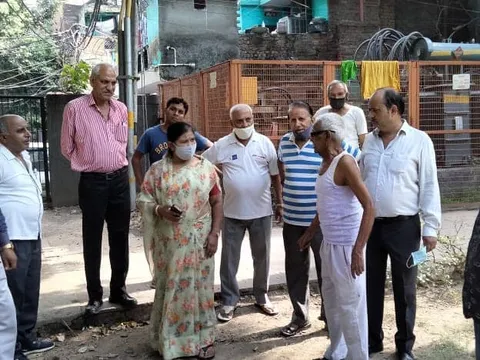 सनलाइट कॉलोनी नं 2 के गोवर्धन पार्क व कोली कैम्प में दौरा — 3