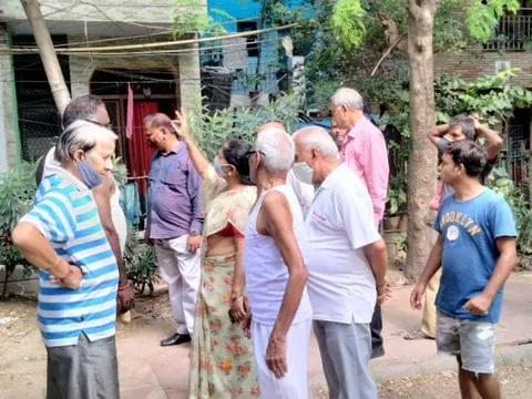 सनलाइट कॉलोनी नं 2 के गोवर्धन पार्क व कोली कैम्प में दौरा — 6