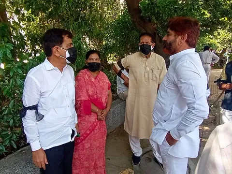 लखीमपुर किसान हत्याकांड के विरोध में मौन सत्याग्रह — 4