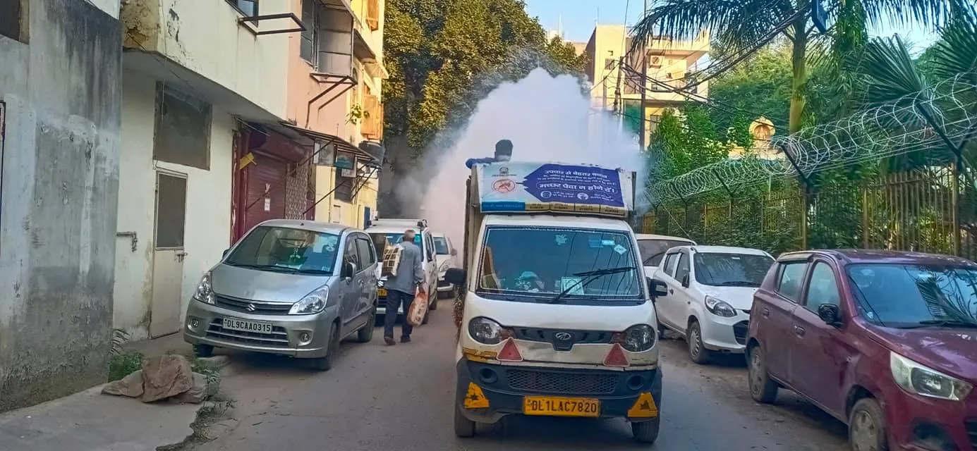 भगवान नगर, IG कैम्प व सनलाइट कॉलोनी II में एंटी मलेरिया फॉगिंग — तस्वीर 2 में से 6