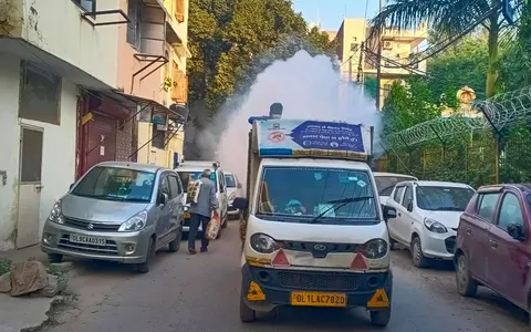 भगवान नगर, IG कैम्प व सनलाइट कॉलोनी II में एंटी मलेरिया फॉगिंग