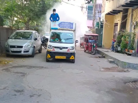 भगवान नगर, IG कैम्प व सनलाइट कॉलोनी II में एंटी मलेरिया फॉगिंग — 4