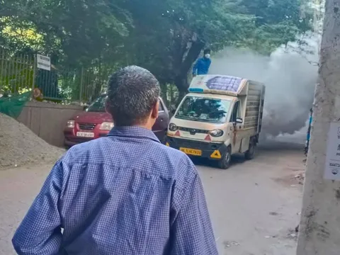 भगवान नगर, IG कैम्प व सनलाइट कॉलोनी II में एंटी मलेरिया फॉगिंग — 5