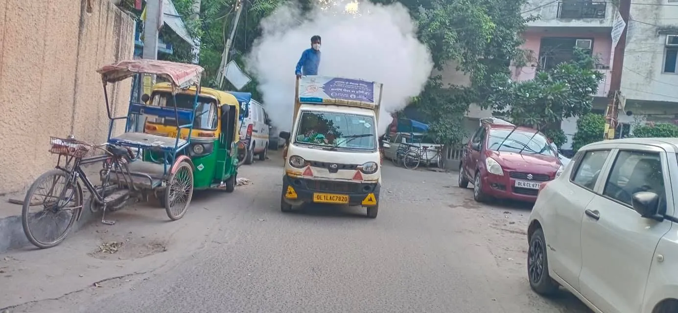 भगवान नगर, IG कैम्प व सनलाइट कॉलोनी II में एंटी मलेरिया फॉगिंग — तस्वीर 6 में से 6