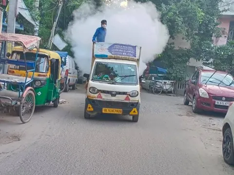 भगवान नगर, IG कैम्प व सनलाइट कॉलोनी II में एंटी मलेरिया फॉगिंग — 6
