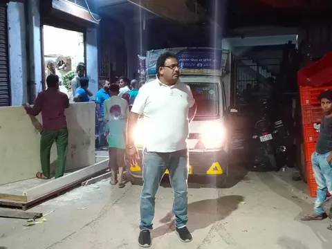 सराय काले खां में टीफा मशीन द्वारा एंटी मलेरिया फॉगिंग — 10