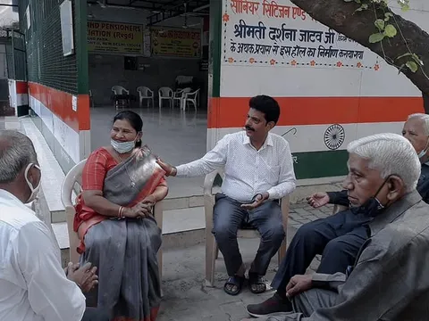 आश्रम DDA फ्लैट (80 गज) के हुकुमचंद पार्क में दौरा — 5
