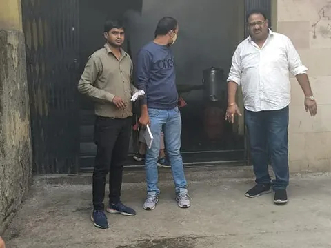 सराय काले खां व खेड़ादेवी मंदिर क्षेत्र में एंटी मलेरिया फॉगिंग — 10
