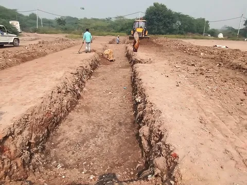 छठ पर्व हेतु लाइट व्यवस्था के लिए स्थल निरीक्षण — 7