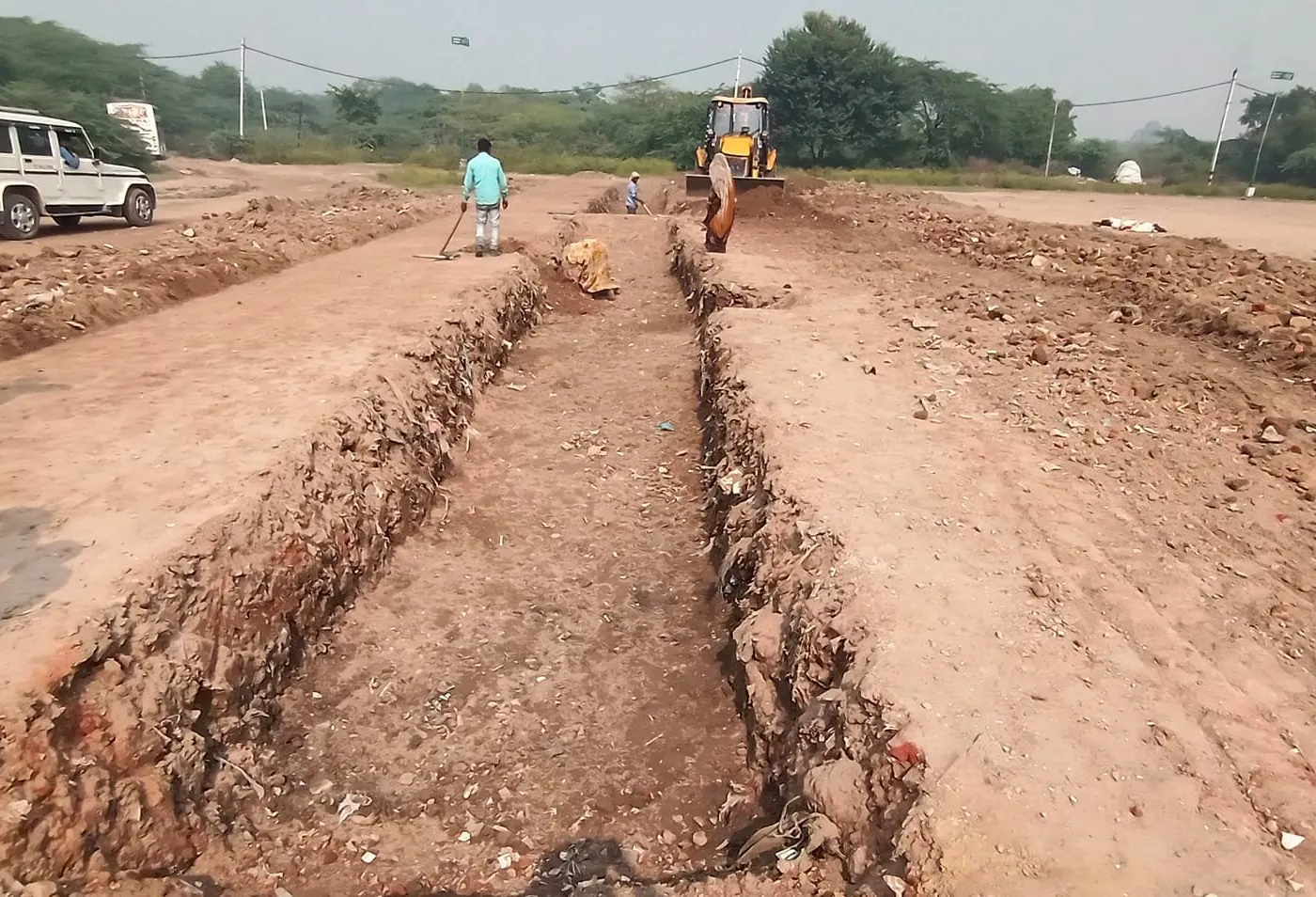 छठ पर्व हेतु लाइट व्यवस्था के लिए स्थल निरीक्षण — तस्वीर 7 में से 16