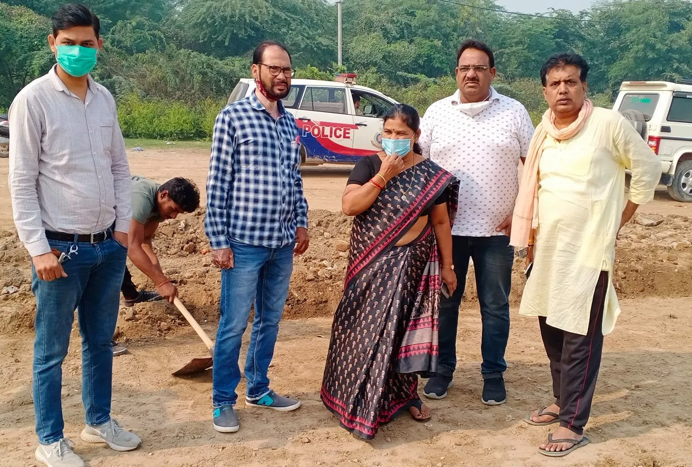 छठ पर्व हेतु लाइट व्यवस्था के लिए स्थल निरीक्षण — तस्वीर 9 में से 16