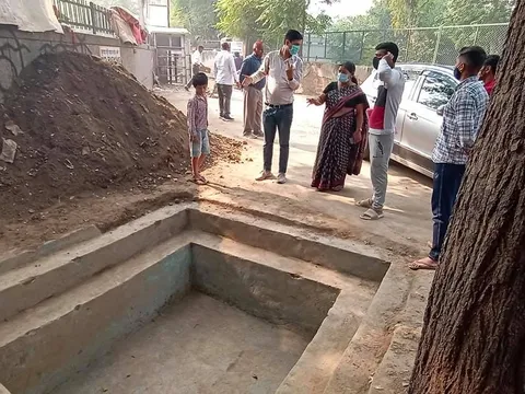 छठ पर्व हेतु लाइट व्यवस्था के लिए स्थल निरीक्षण — 14