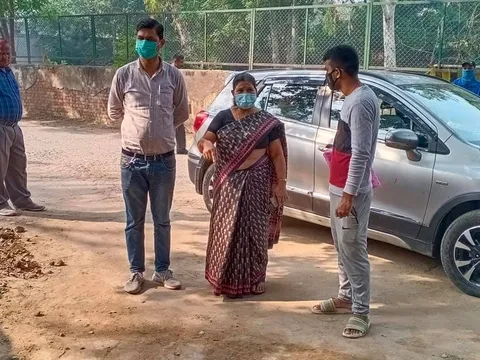 छठ पर्व हेतु लाइट व्यवस्था के लिए स्थल निरीक्षण — 16