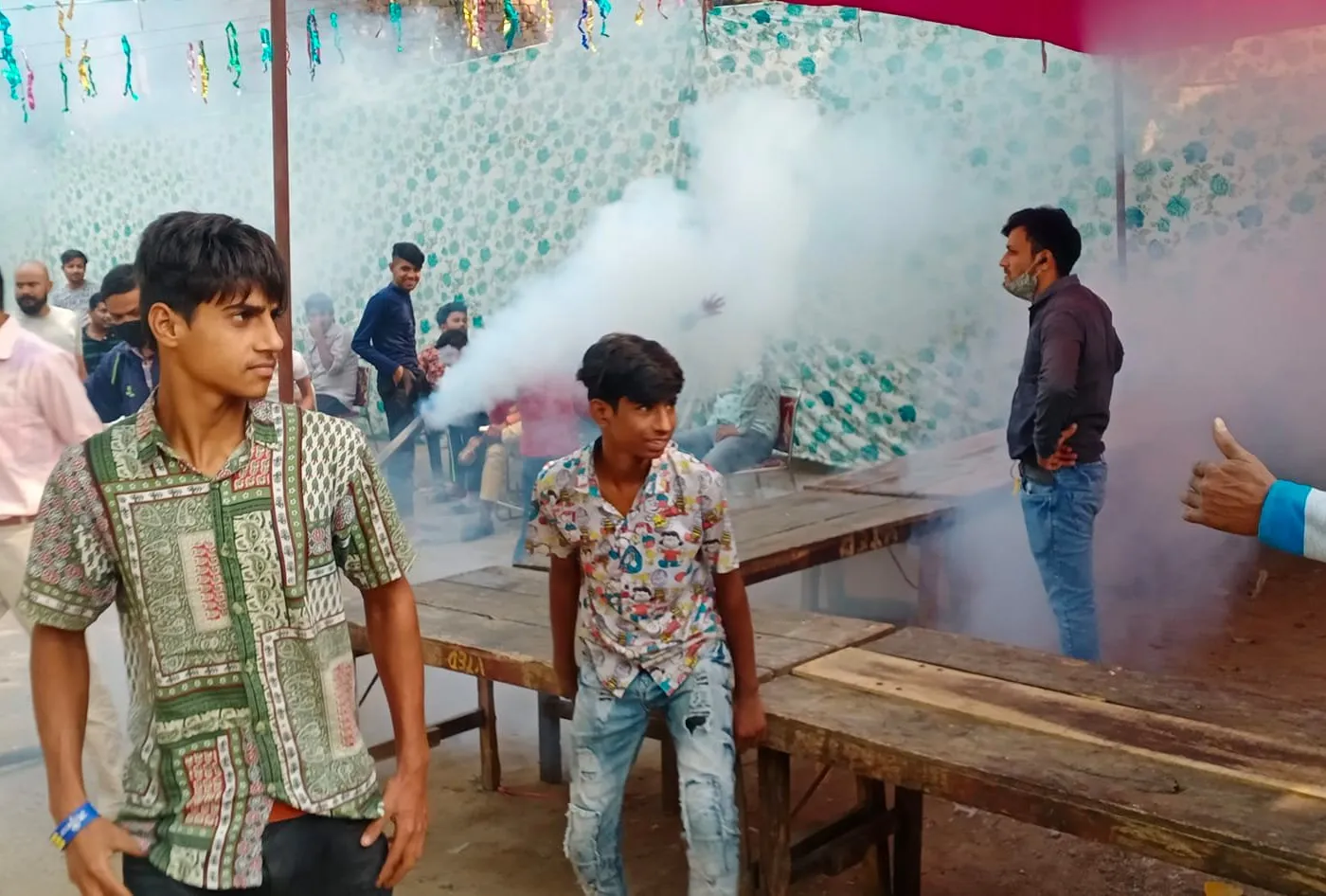 वार्ड के घाटों पर एंटी मलेरिया फॉगिंग — तस्वीर 1 में से 19